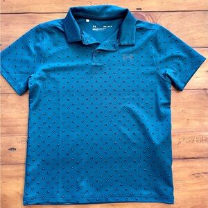 Boy/youth Blue Under Armour Polo Shirt- YM
